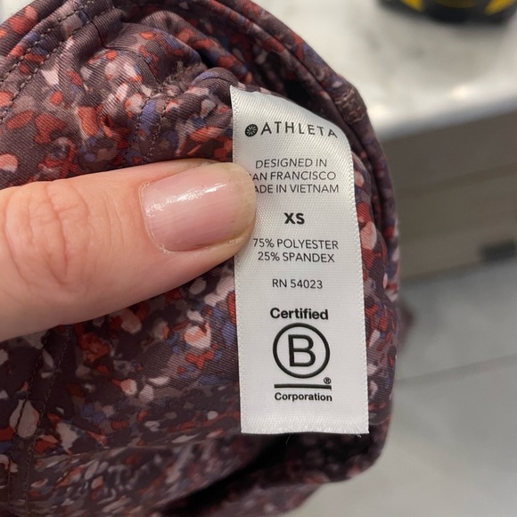 Athleta leggings, XS, crop & ankle length, patterned & solid, two for one price - Picture 15 of 15